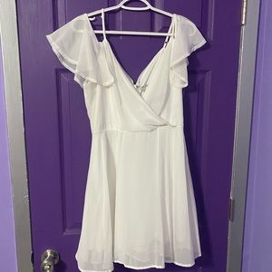 White Charlotte Russe dress large